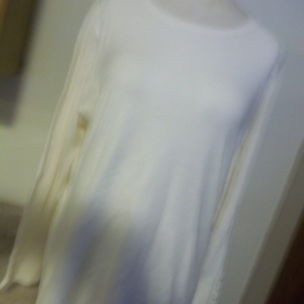 NWT JM COLLECTION CREWNECK SWEATER EGGSHELL SZ XL